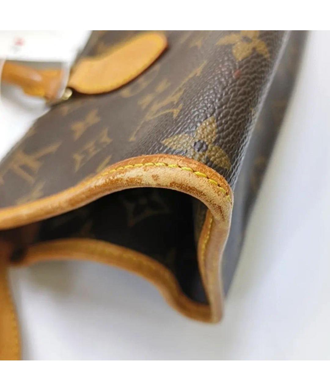 LOUIS VUITTON Коричневая сумка с короткими ручками, фото 6