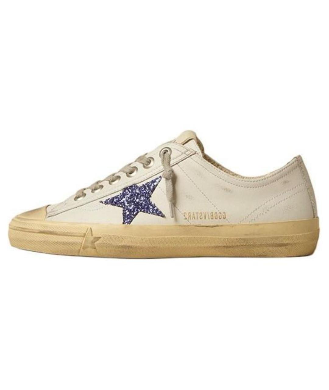 GOLDEN GOOSE DELUXE BRAND Белые кожаные кеды, фото 2