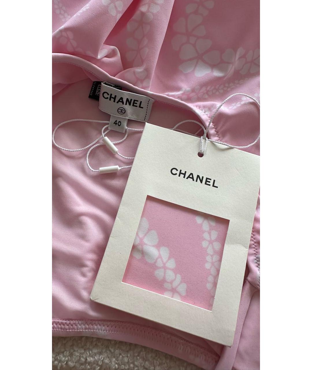 CHANEL Розовый купальник, фото 5