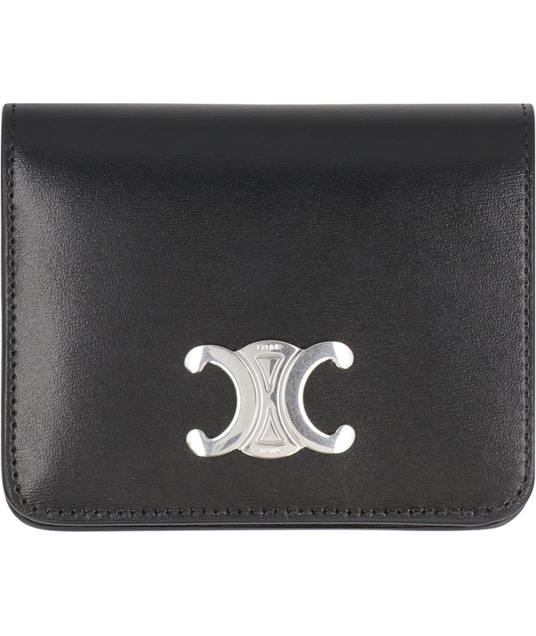 CELINE Черный кожаный кардхолдер, фото 2