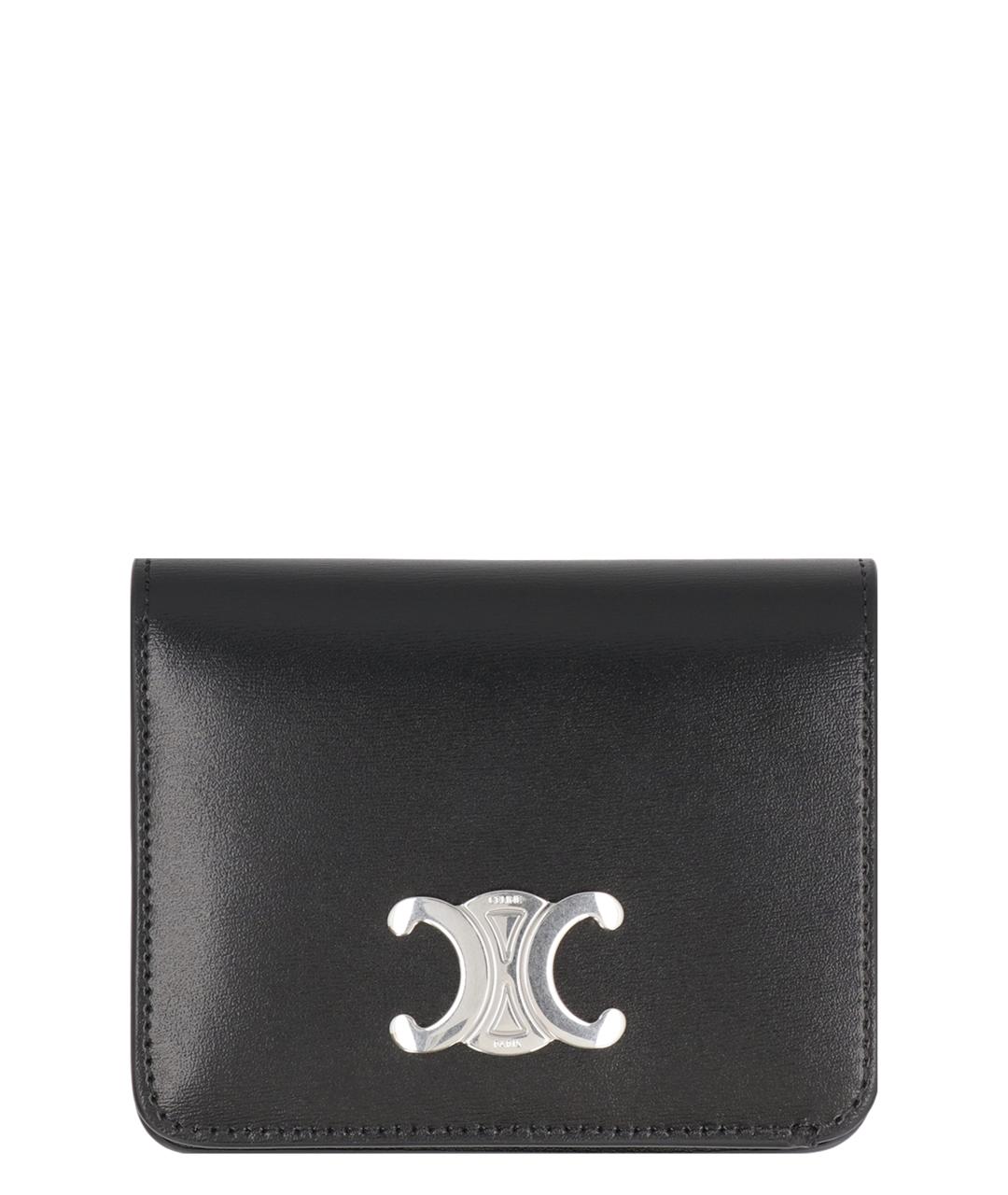 CELINE Черный кожаный кардхолдер, фото 1