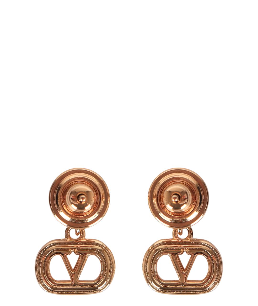 VALENTINO Золотые металлические серьги, фото 3