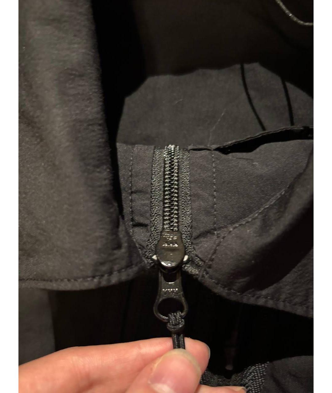 STONE ISLAND Черная хлопковая куртка, фото 4