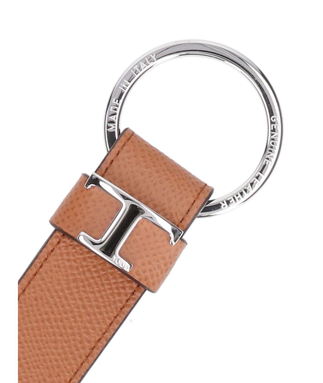 TOD'S Коричневый брелок, фото 3