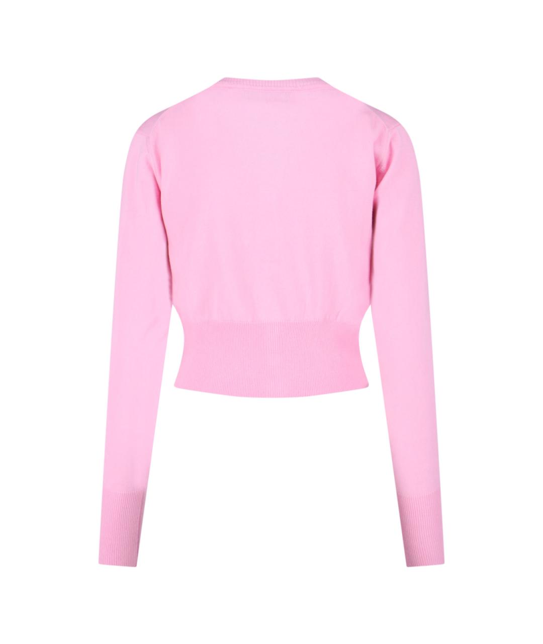 VIVIENNE WESTWOOD Розовый хлопковый кардиган, фото 2