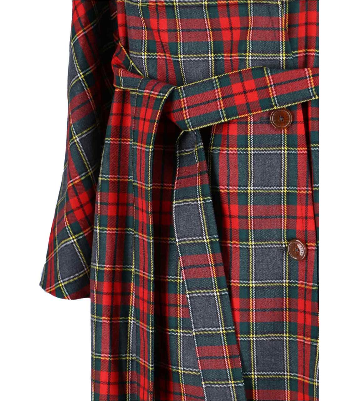 VIVIENNE WESTWOOD Мульти шерстяное пальто, фото 3