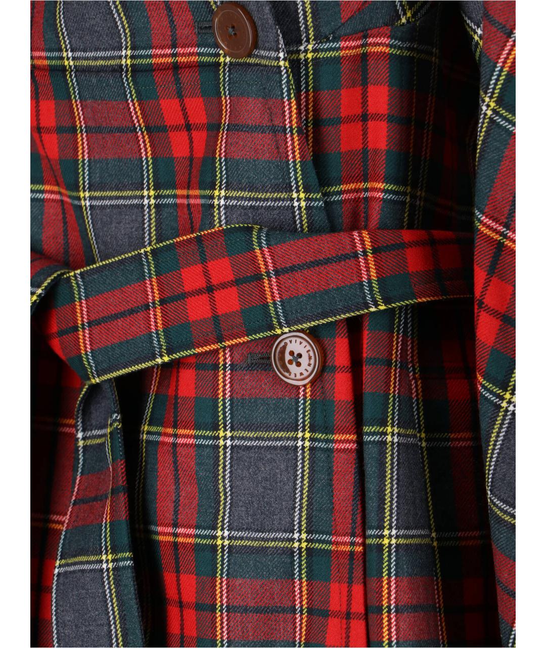 VIVIENNE WESTWOOD Мульти шерстяное пальто, фото 4