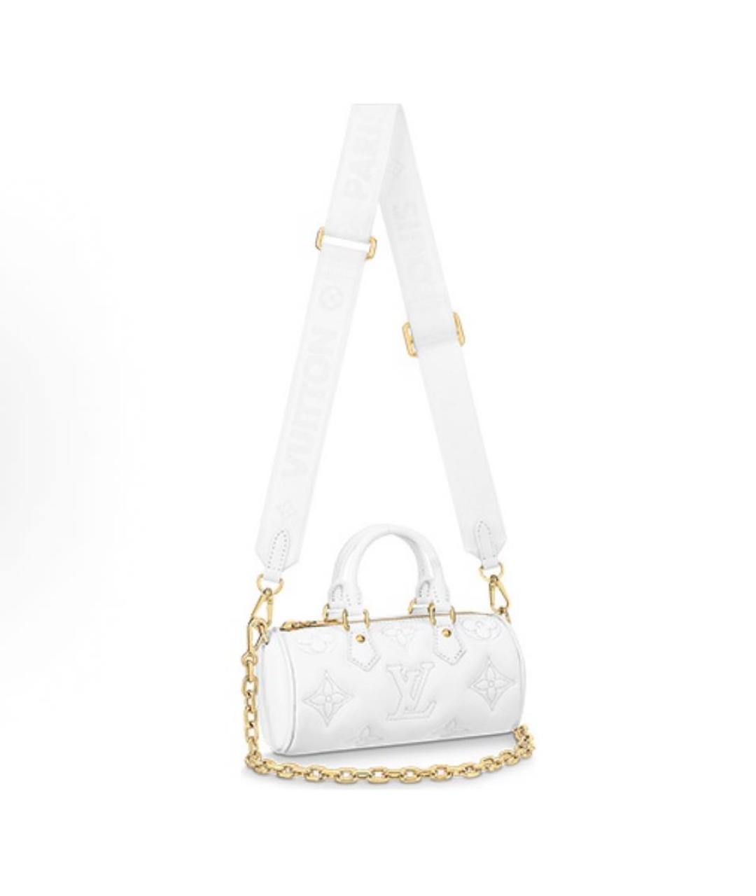 LOUIS VUITTON Белая сумка с короткими ручками, фото 2