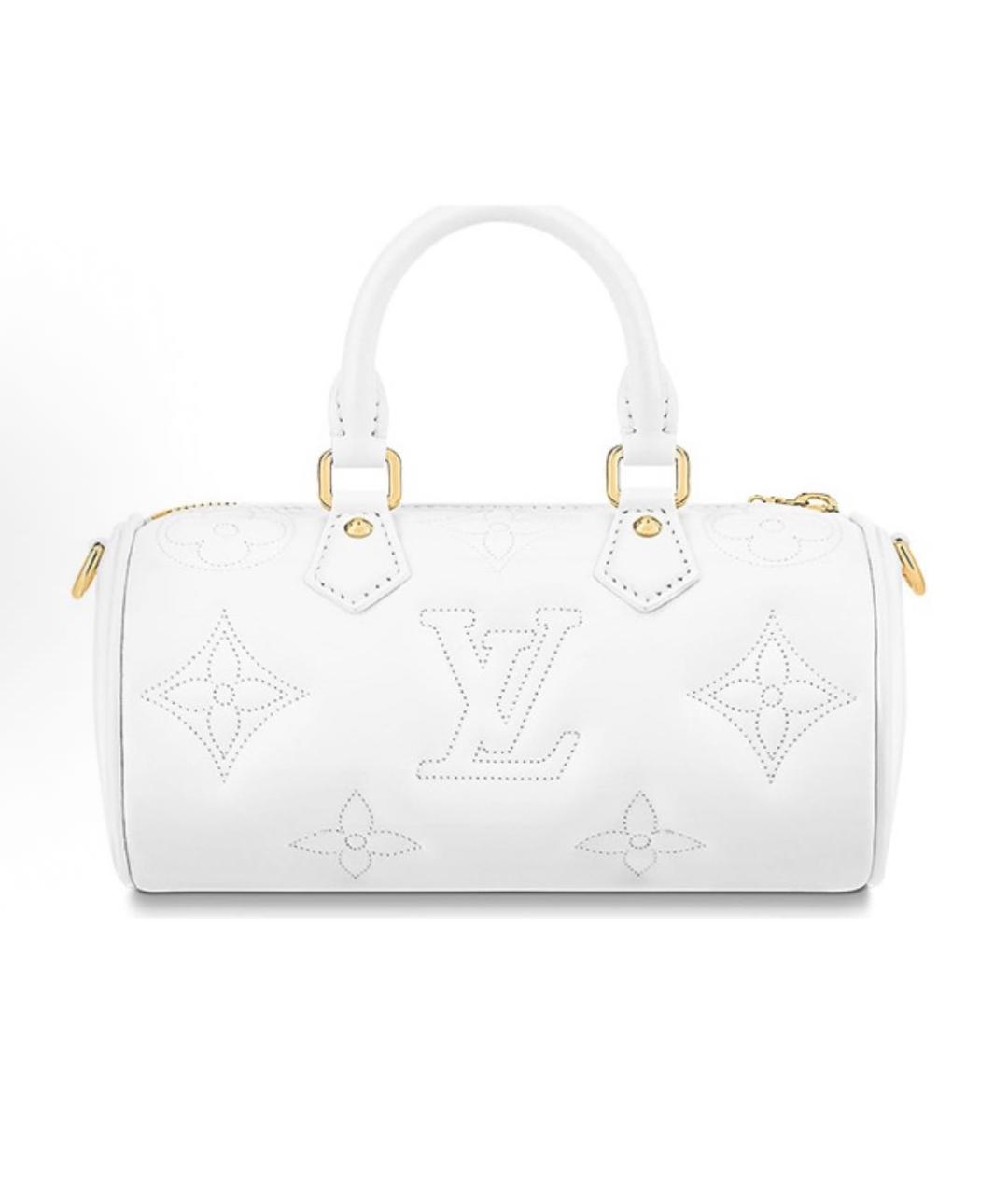 LOUIS VUITTON Белая сумка с короткими ручками, фото 3