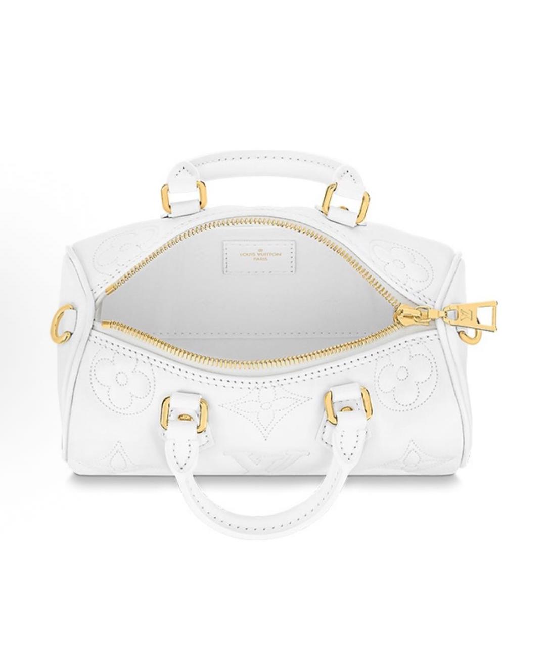 LOUIS VUITTON Белая сумка с короткими ручками, фото 4