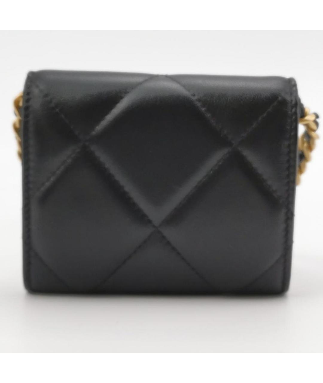 CHANEL Черная кожаная сумка через плечо, фото 4