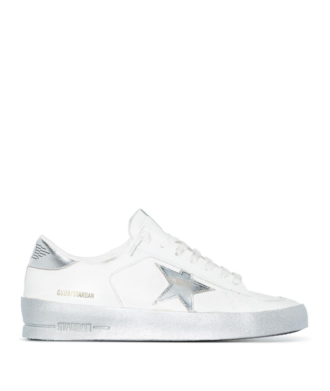GOLDEN GOOSE DELUXE BRAND Белые кожаные кеды, фото 1