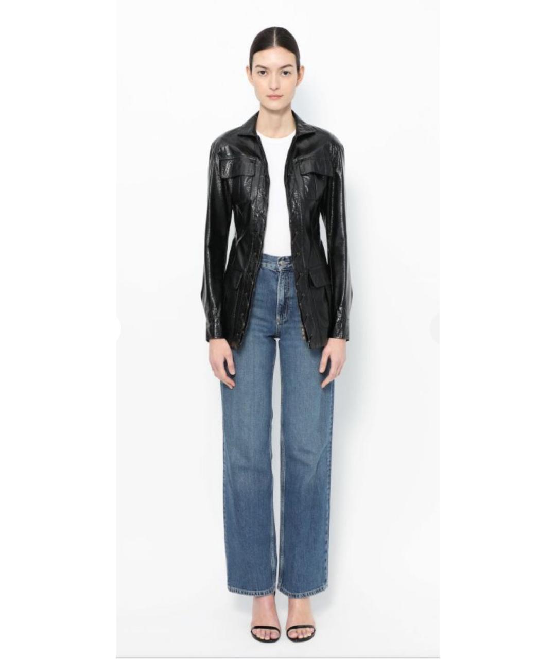 SAINT LAURENT Черная полиамидовая куртка, фото 3