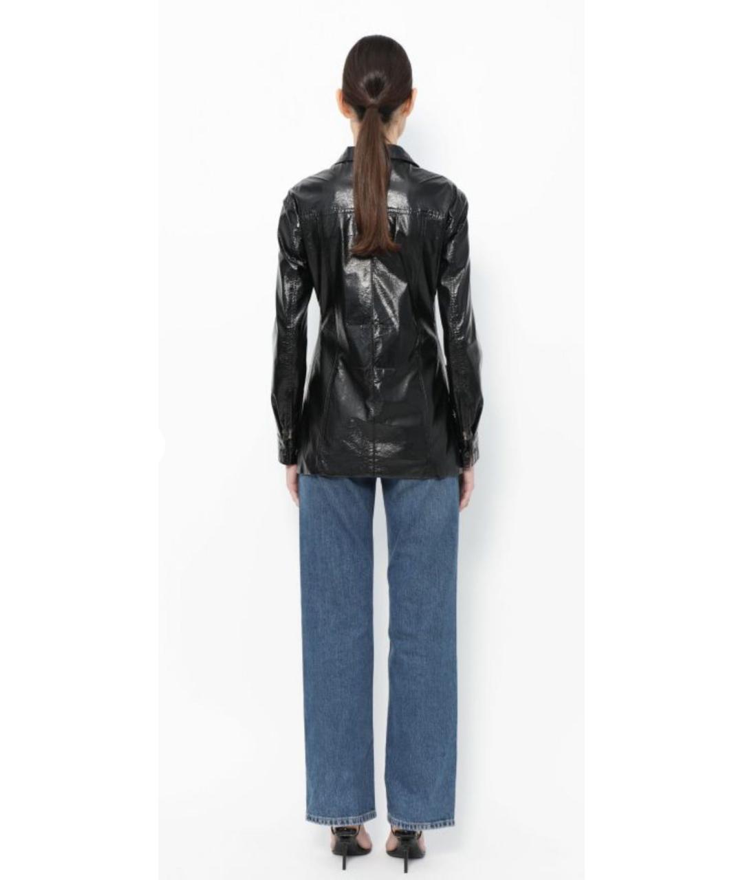 SAINT LAURENT Черная полиамидовая куртка, фото 2