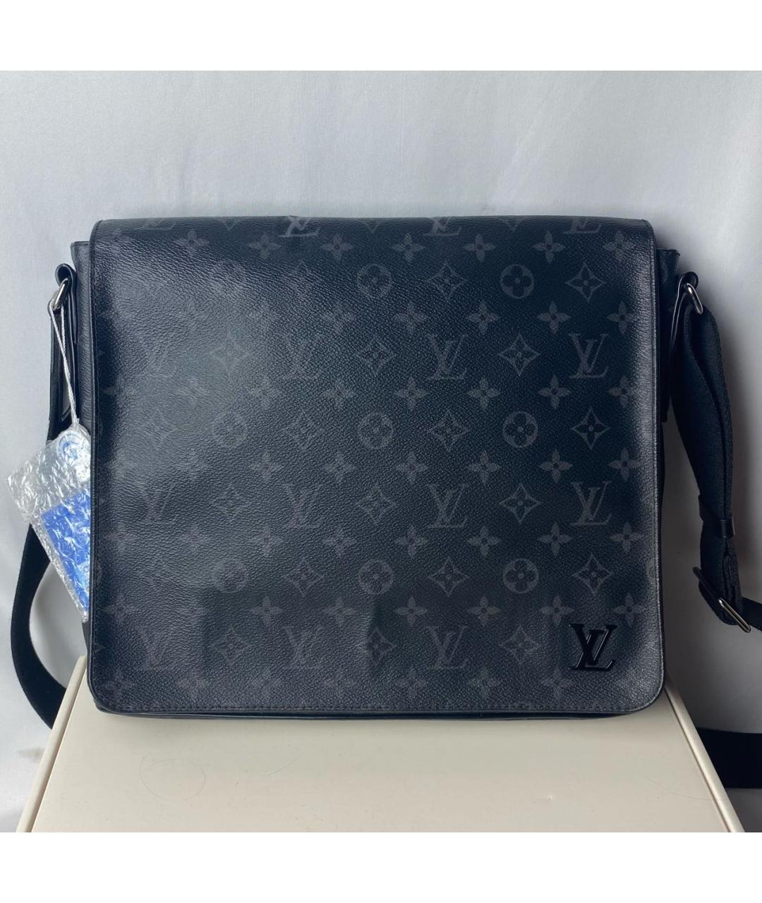 LOUIS VUITTON Черная сумка на плечо, фото 6
