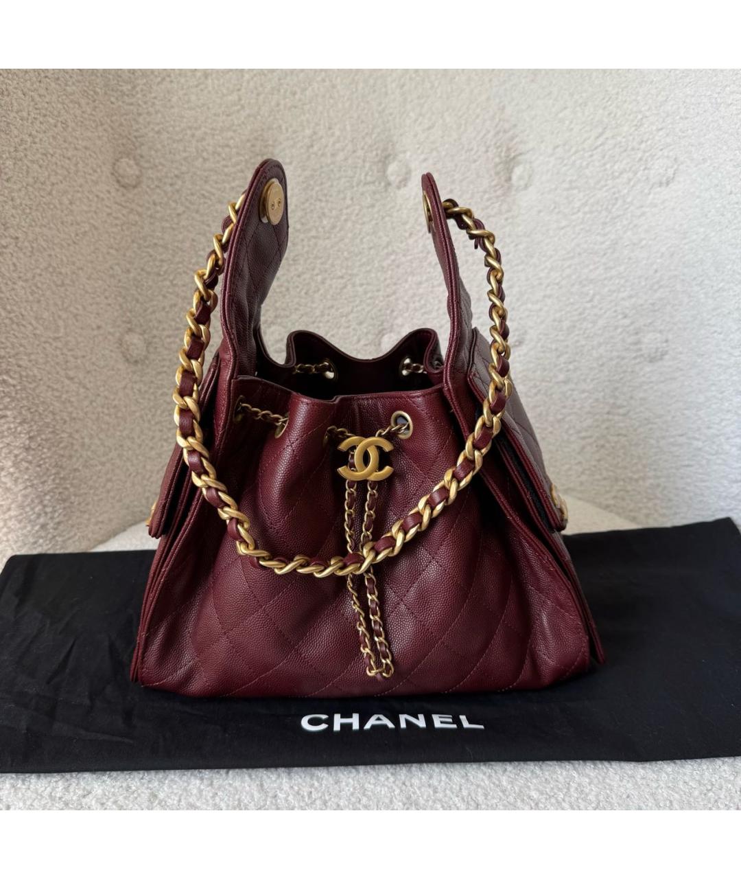 CHANEL Кожаная сумка через плечо, фото 6
