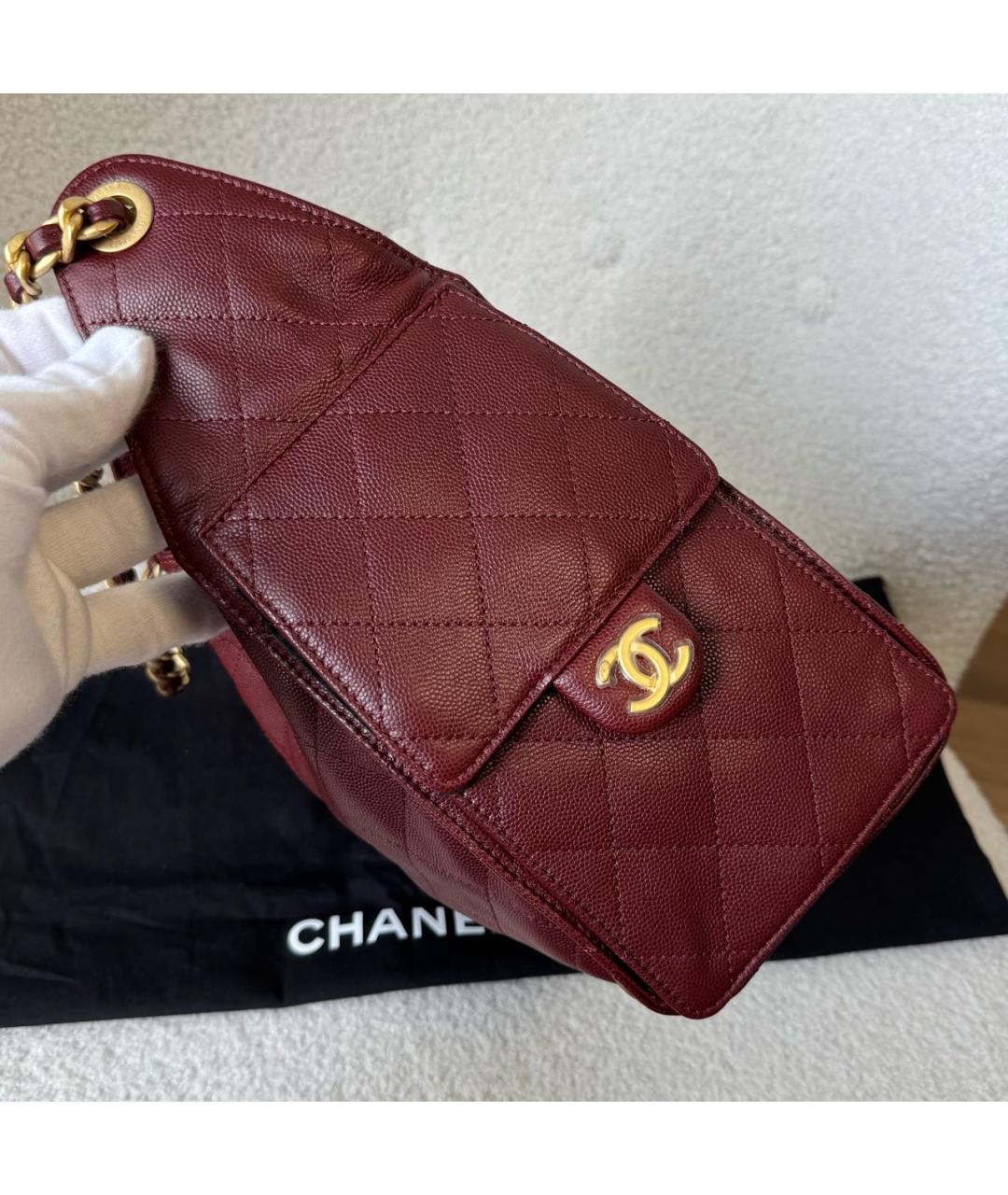 CHANEL Кожаная сумка через плечо, фото 4