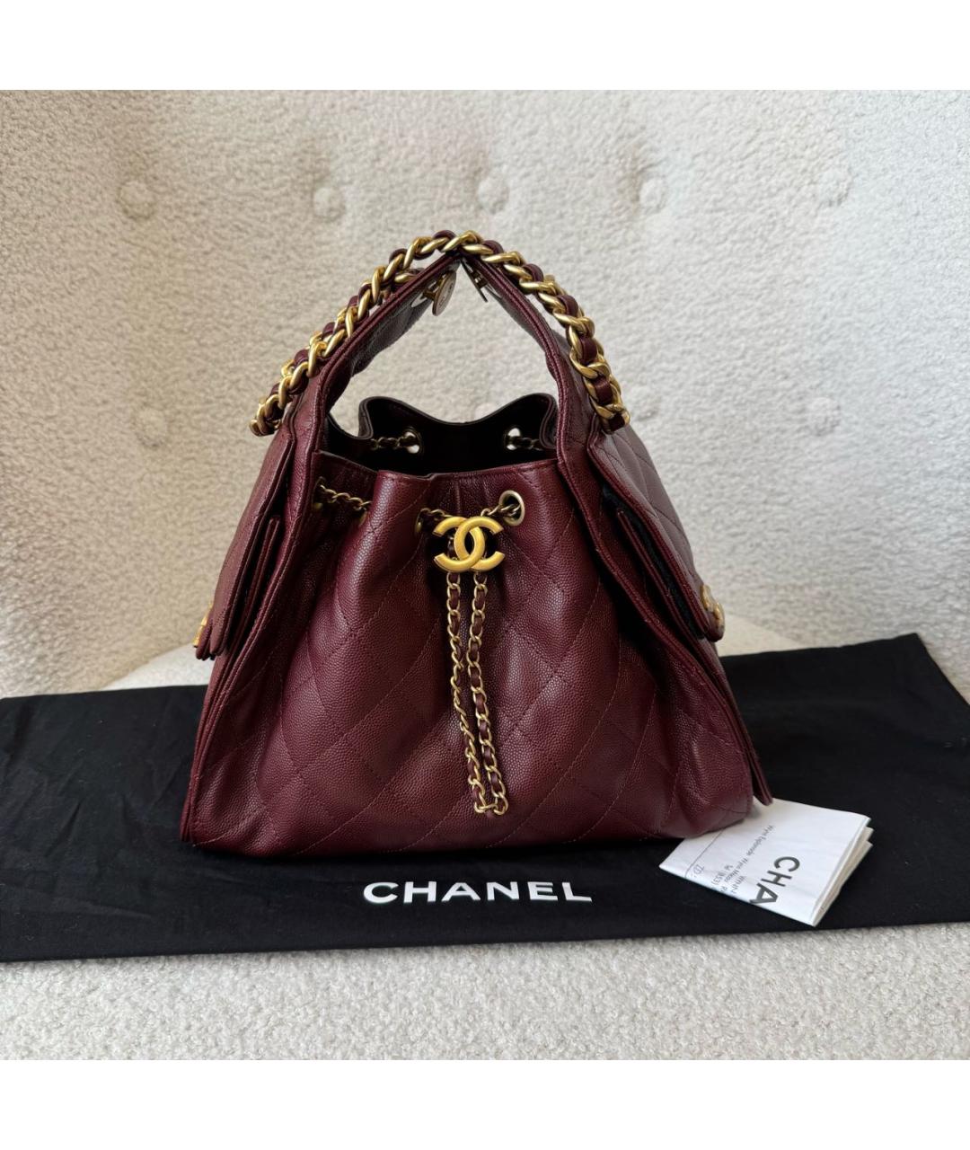 CHANEL Кожаная сумка через плечо, фото 2