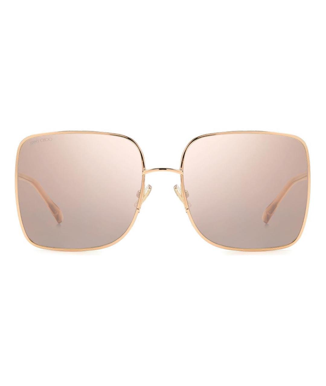 JIMMY CHOO Коралловые металлические солнцезащитные очки, фото 2