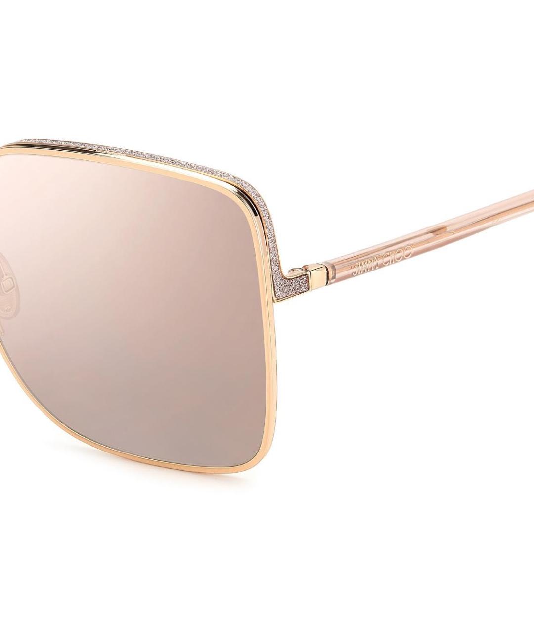 JIMMY CHOO Коралловые металлические солнцезащитные очки, фото 3