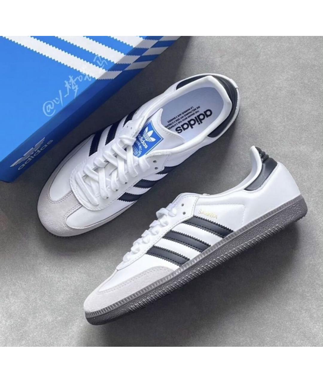 ADIDAS Белые кожаные кроссовки, фото 5