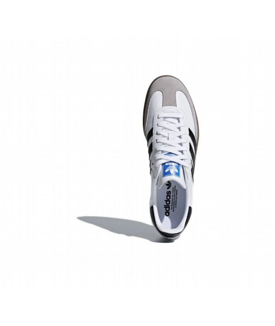 ADIDAS Белые кожаные кроссовки, фото 3
