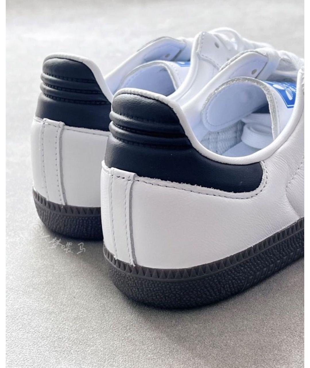 ADIDAS Белые кожаные кроссовки, фото 6
