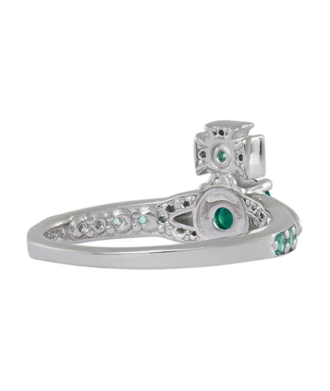 VIVIENNE WESTWOOD Зеленые латунное кольцо, фото 3