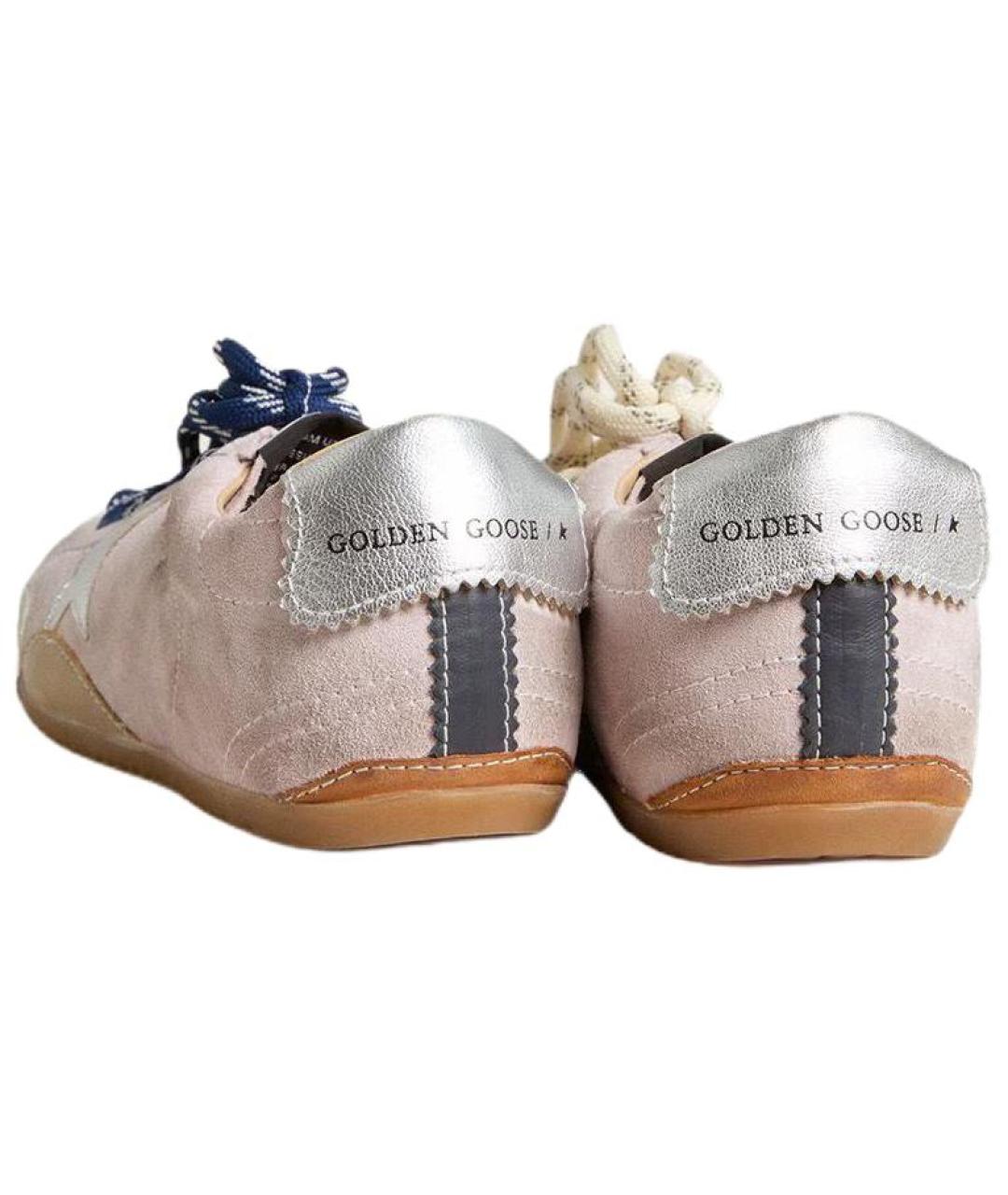GOLDEN GOOSE DELUXE BRAND Розовые кожаные кеды, фото 5