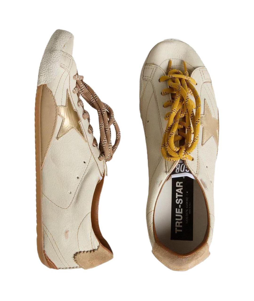 GOLDEN GOOSE DELUXE BRAND Белые низкие кроссовки / кеды, фото 4