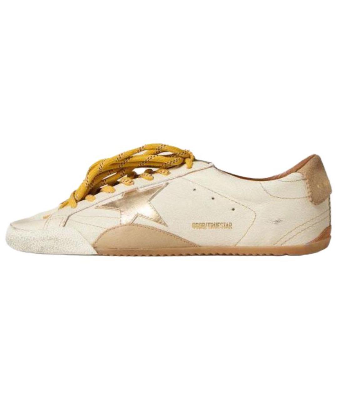 GOLDEN GOOSE DELUXE BRAND Белые низкие кроссовки / кеды, фото 2