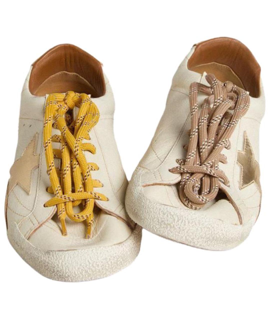 GOLDEN GOOSE DELUXE BRAND Белые низкие кроссовки / кеды, фото 3