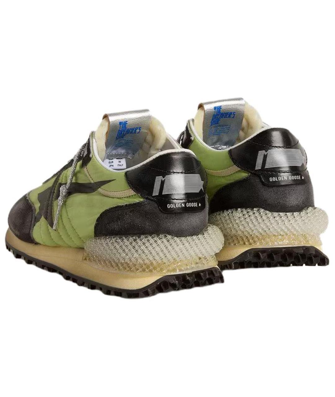 GOLDEN GOOSE DELUXE BRAND Зеленые кроссовки, фото 4