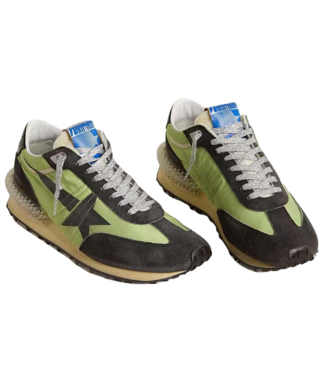 GOLDEN GOOSE DELUXE BRAND Зеленые кроссовки, фото 3