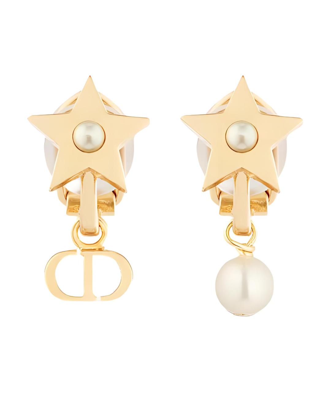 CHRISTIAN DIOR Золотые серьги, фото 1