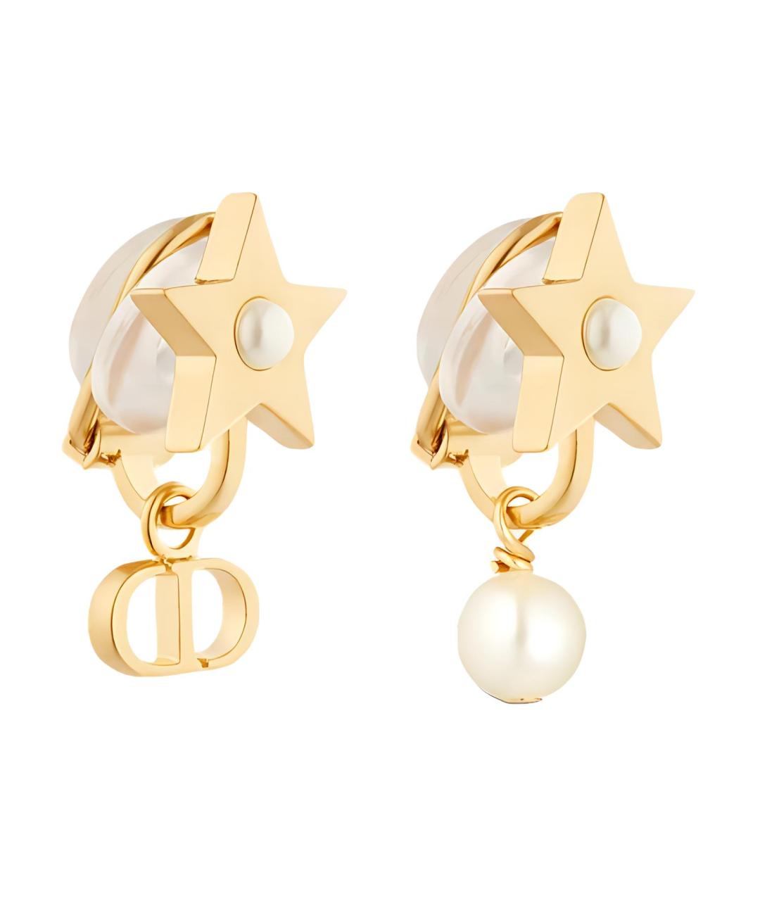 CHRISTIAN DIOR Золотые серьги, фото 2