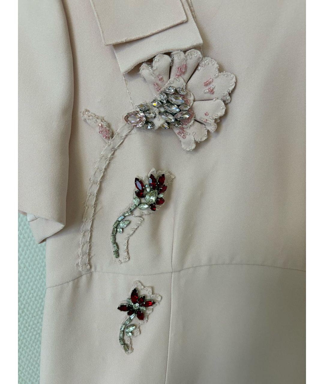 PRADA Розовое вискозное коктейльное платье, фото 4