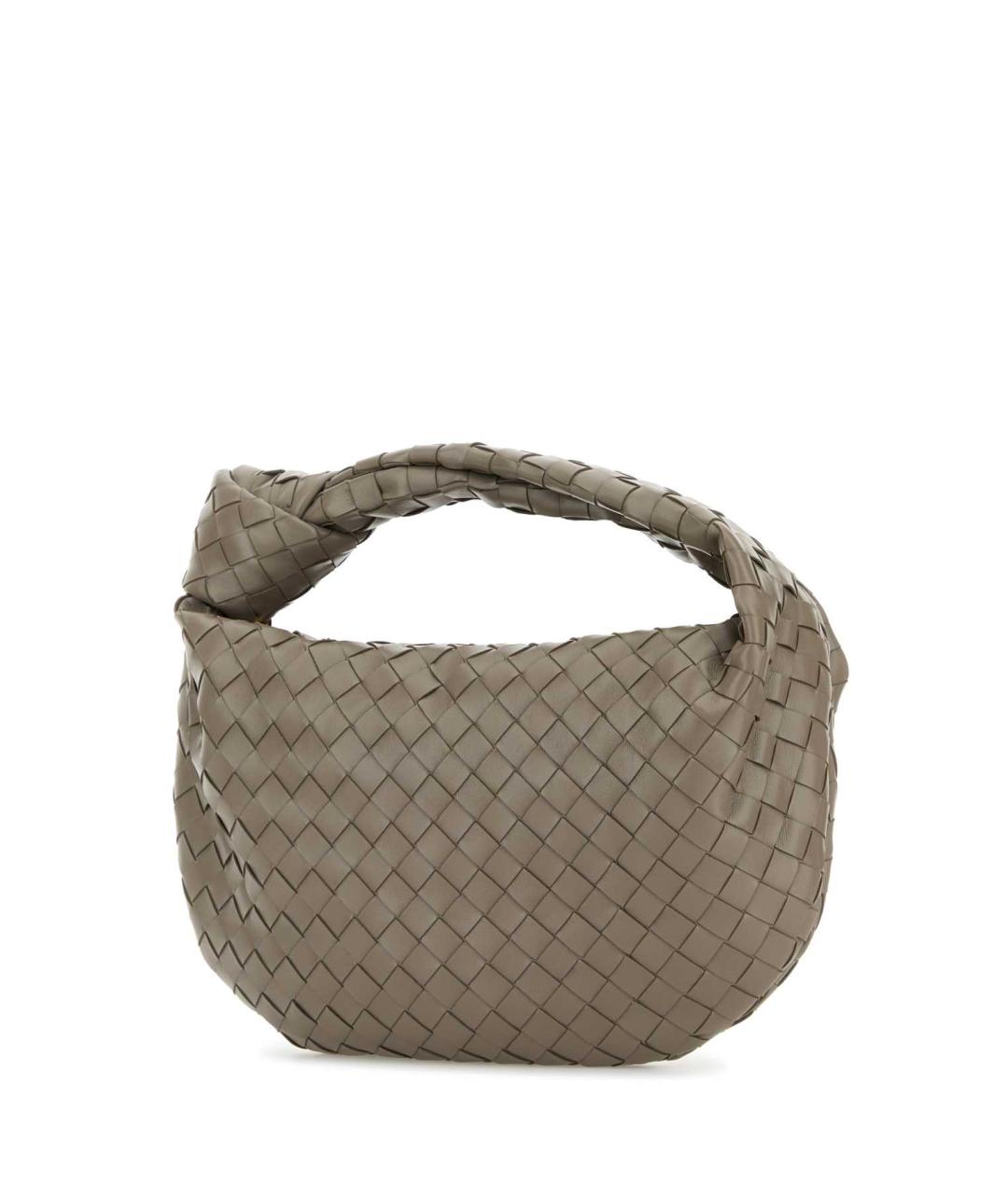 BOTTEGA VENETA Бежевая кожаная сумка с короткими ручками, фото 2