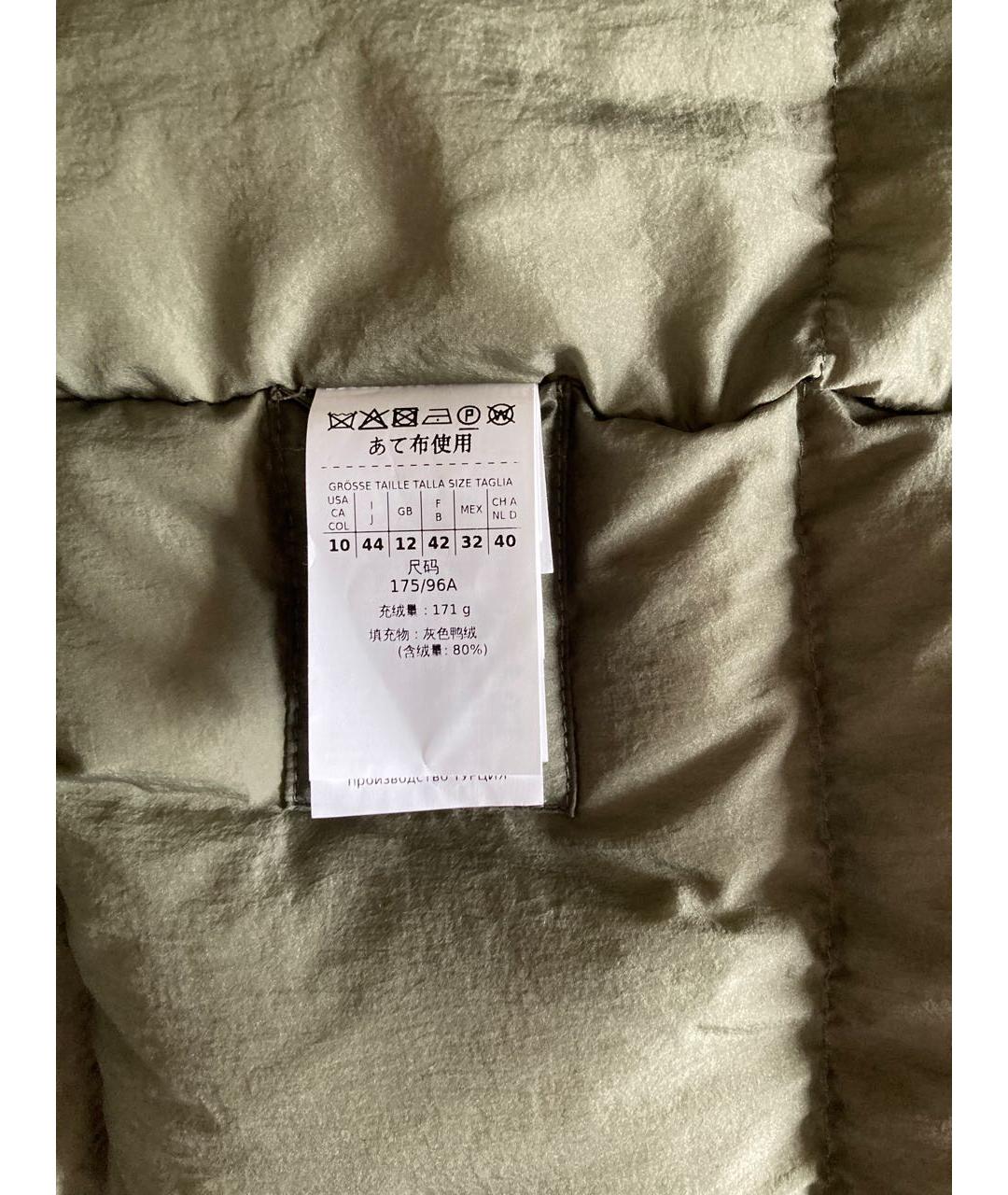 WEEKEND MAX MARA Хаки полиамидовая парка, фото 5
