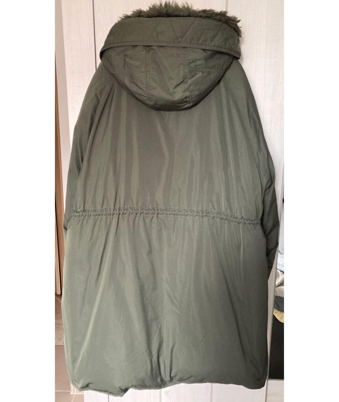 WEEKEND MAX MARA Хаки полиамидовая парка, фото 2