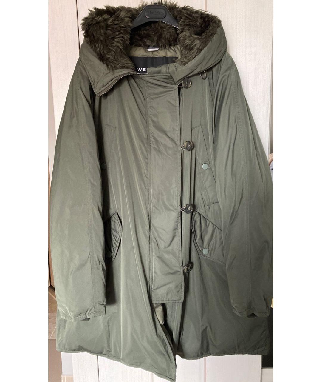 WEEKEND MAX MARA Хаки полиамидовая парка, фото 9