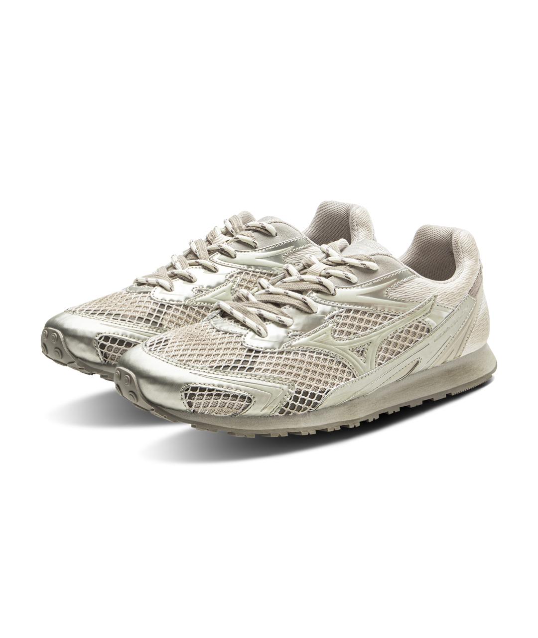 MIZUNO Серебряные кроссовки, фото 3