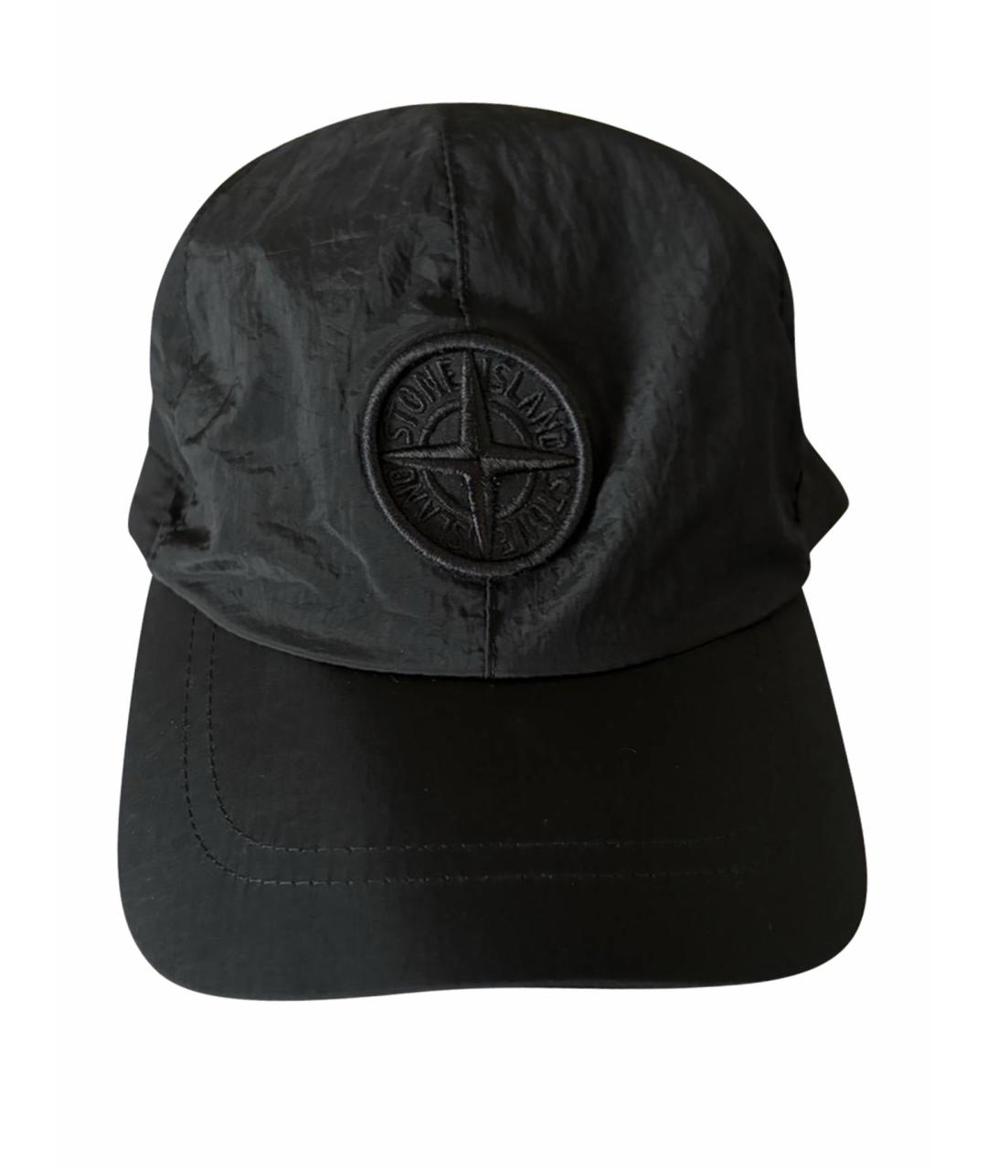 STONE ISLAND Черная кепка/бейсболка, фото 1