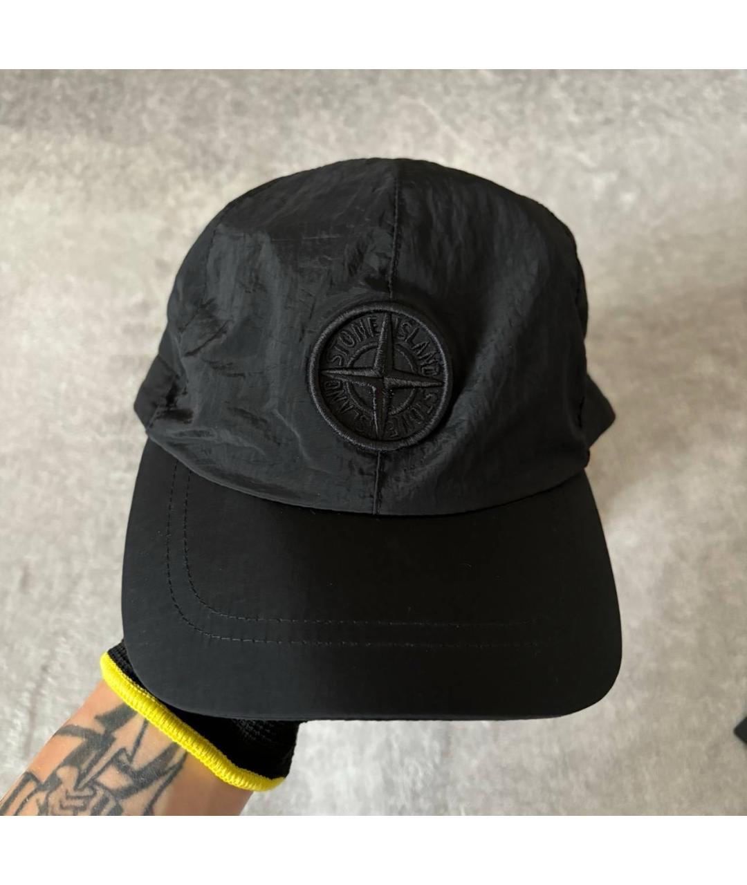 STONE ISLAND Черная кепка/бейсболка, фото 7