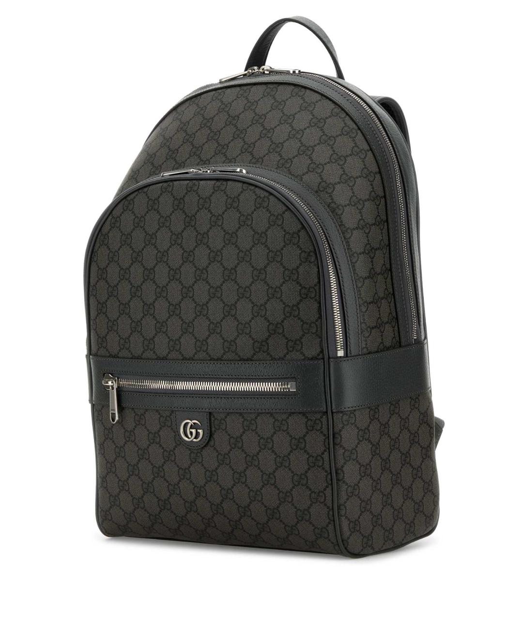 GUCCI Черный кожаный рюкзак, фото 2
