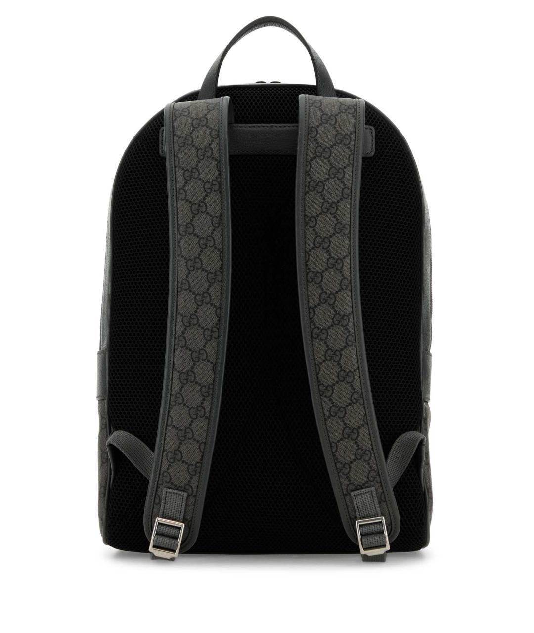 GUCCI Черный кожаный рюкзак, фото 3
