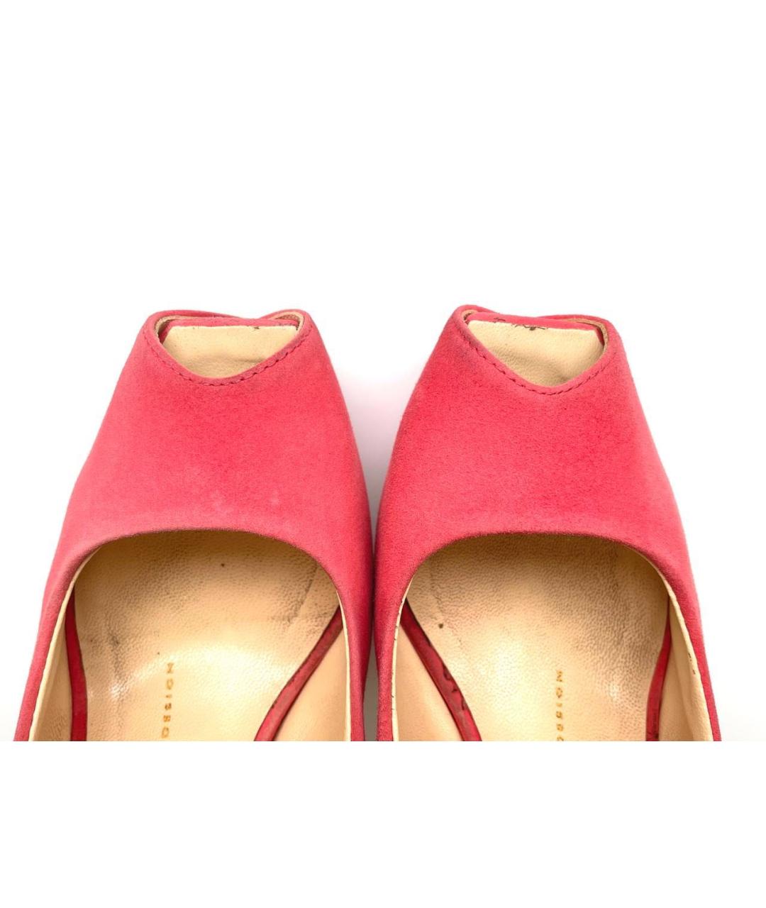 GIUSEPPE ZANOTTI DESIGN Коралловые замшевые туфли, фото 7