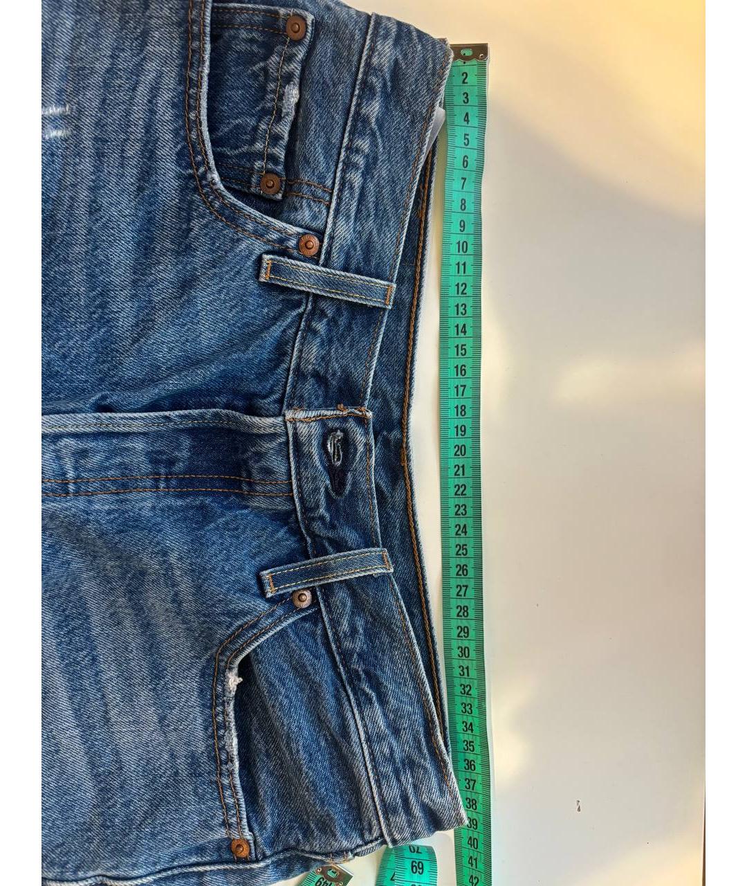 LEVI'S Голубые хлопковые шорты, фото 5