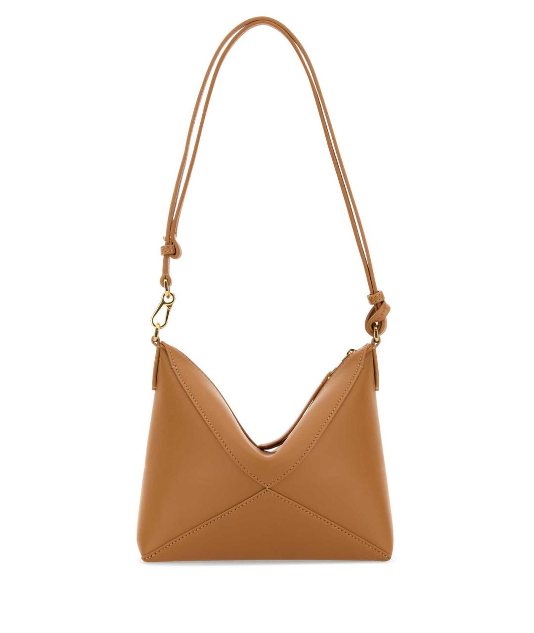 LOEWE Коричневая кожаная сумка через плечо, фото 2