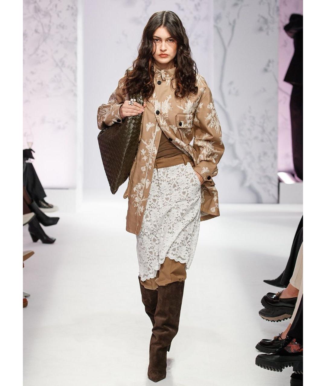 BOTTEGA VENETA Хаки кожаная сумка тоут, фото 7